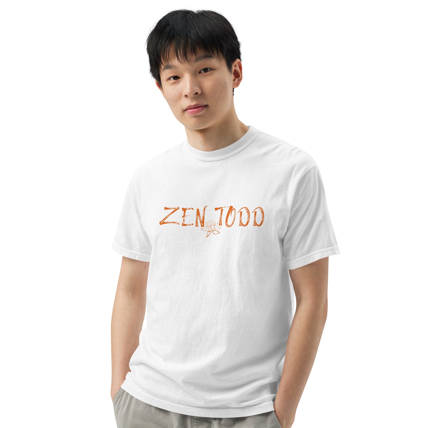 Zen Todd Men’s garment-dyed heavyweight t-shirt