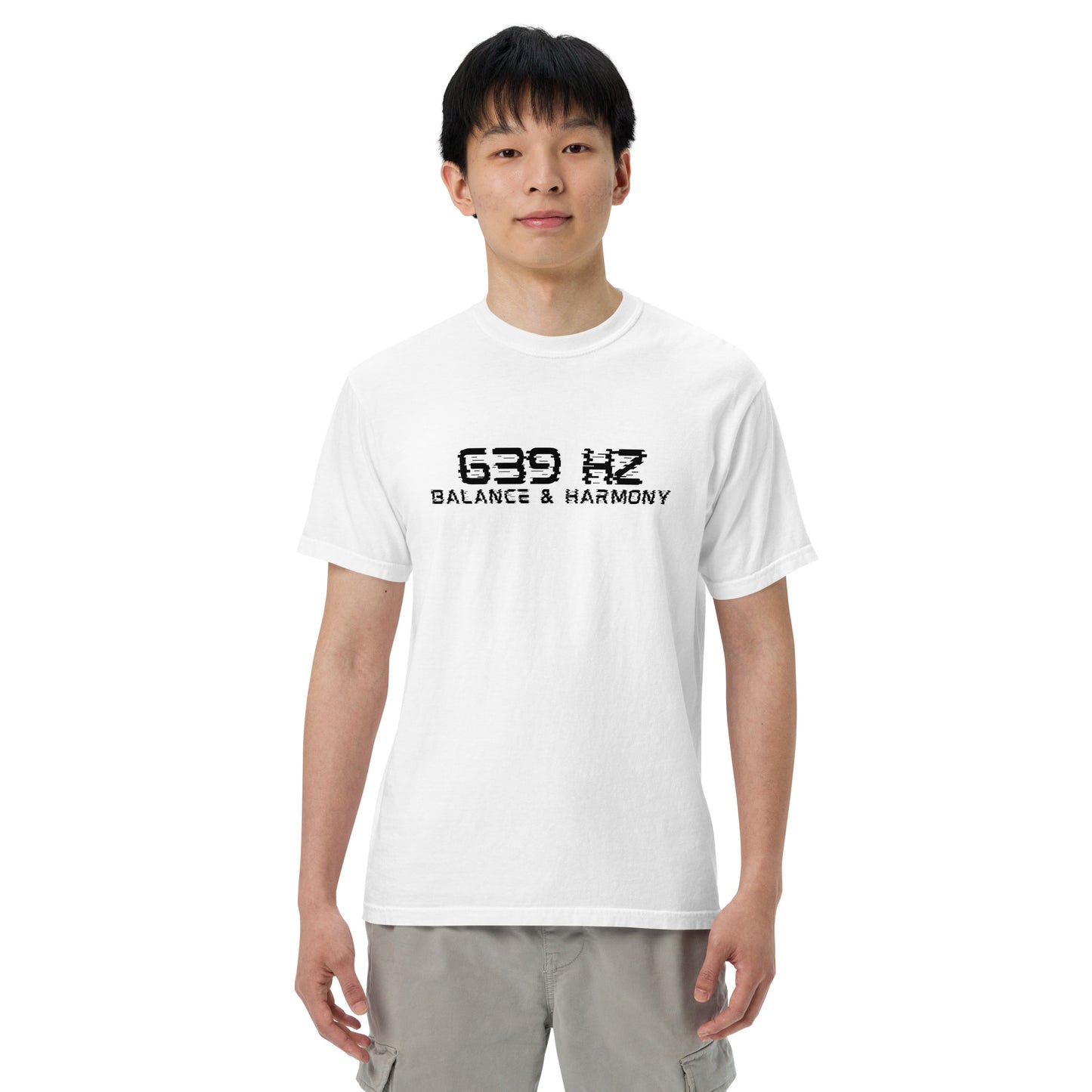 639 Hz Balance & Harmony Men’s garment-dyed heavyweight t-shirt