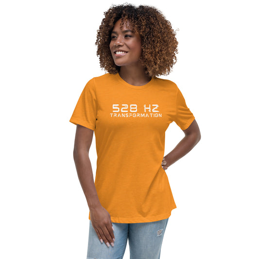 528 Hz Transformation Women's Relaxed T-Shirt