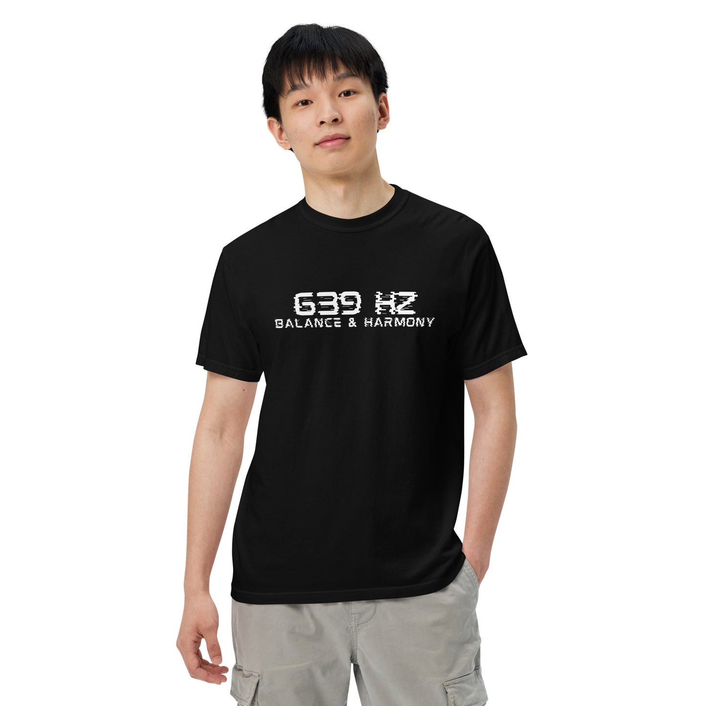 639 Hz Balance & Harmony Men’s garment-dyed heavyweight t-shirt
