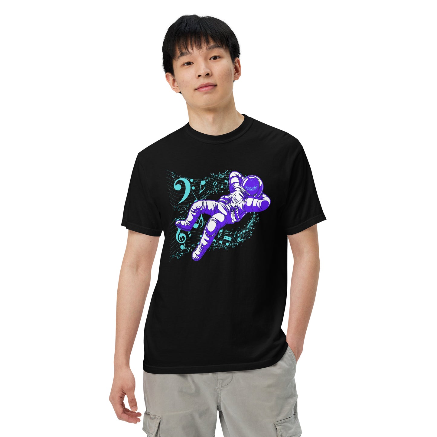 Cosmic Vibes Men’s garment-dyed heavyweight t-shirt