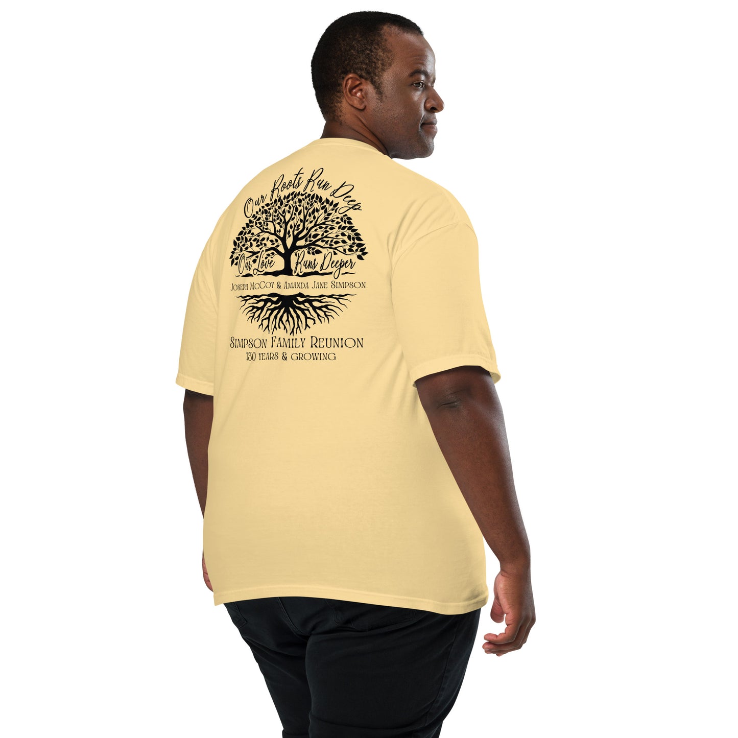 Simpson Family Reunion 2023 Men’s garment-dyed heavyweight t-shirt