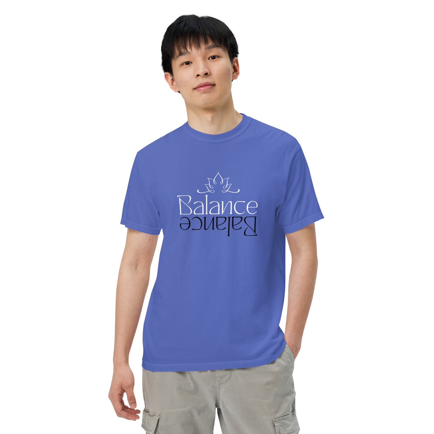Balance Men’s garment-dyed heavyweight t-shirt
