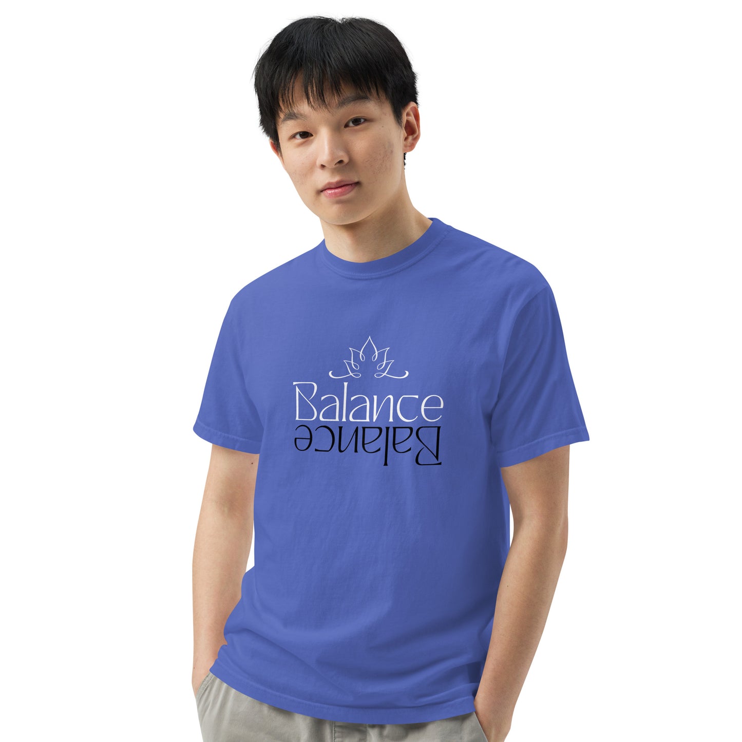 Balance Men’s garment-dyed heavyweight t-shirt