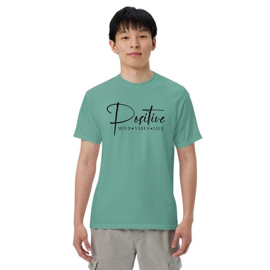 Positive Men’s garment-dyed heavyweight t-shirt