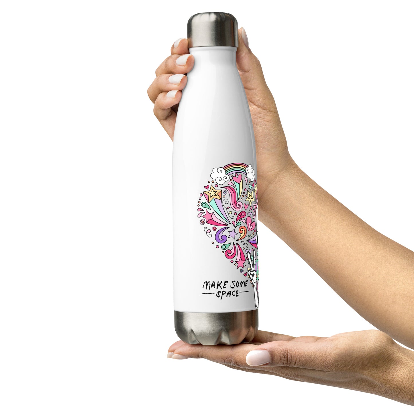 Make Some Space Stainless Steel Water Bottle