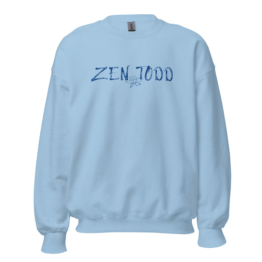 ZENTODD Blue Print Sweatshirt