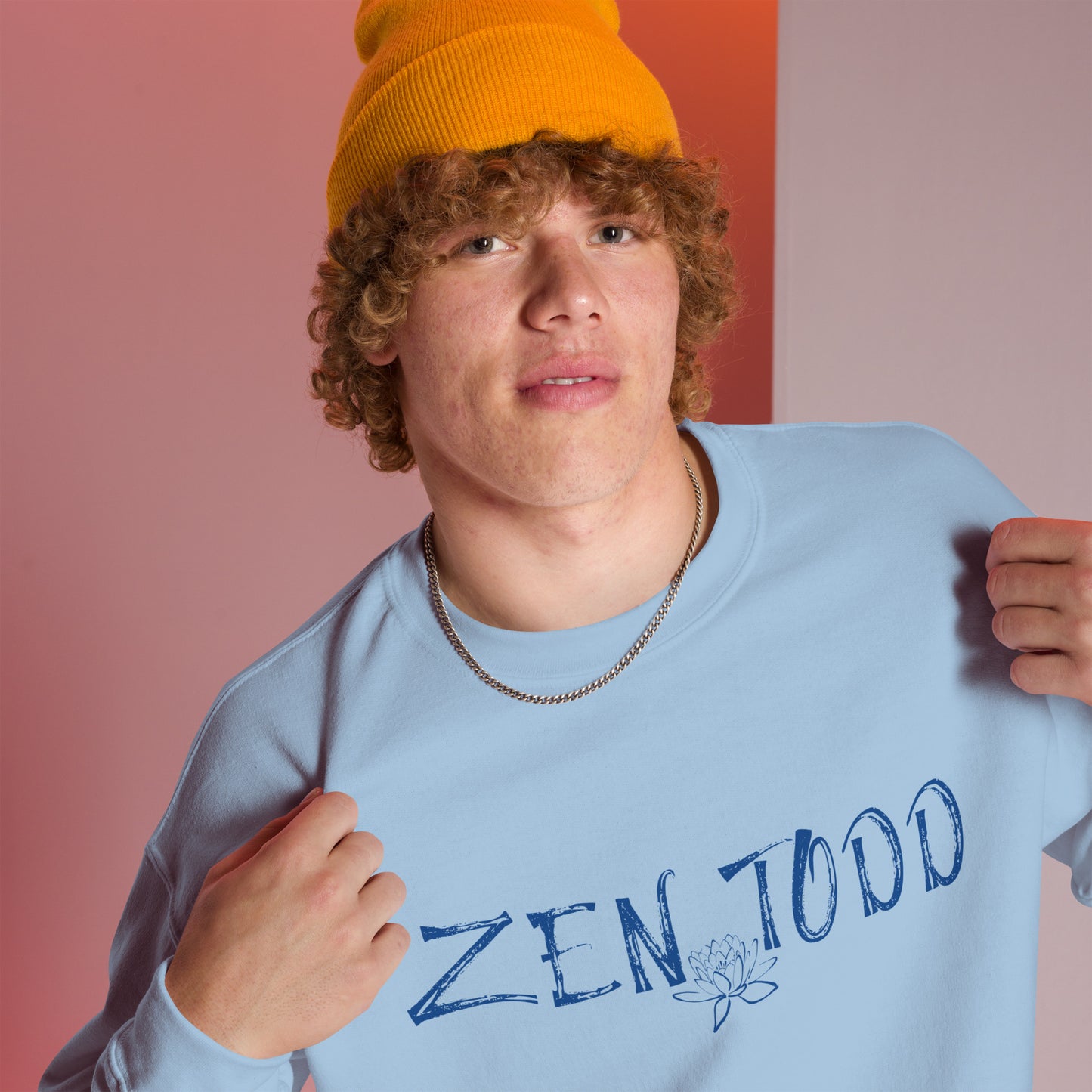 ZENTODD Blue Print Sweatshirt