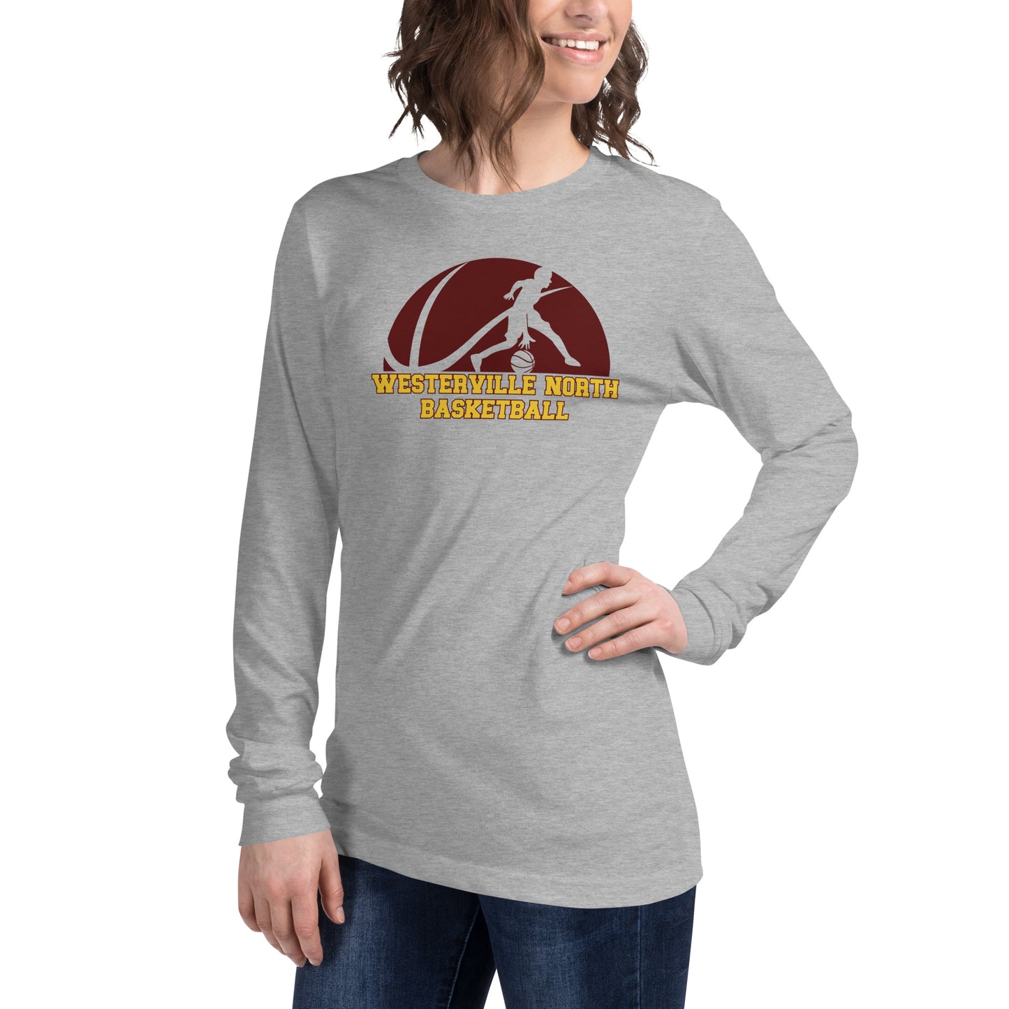 Westerville North BBALL Unisex Long Sleeve Tee