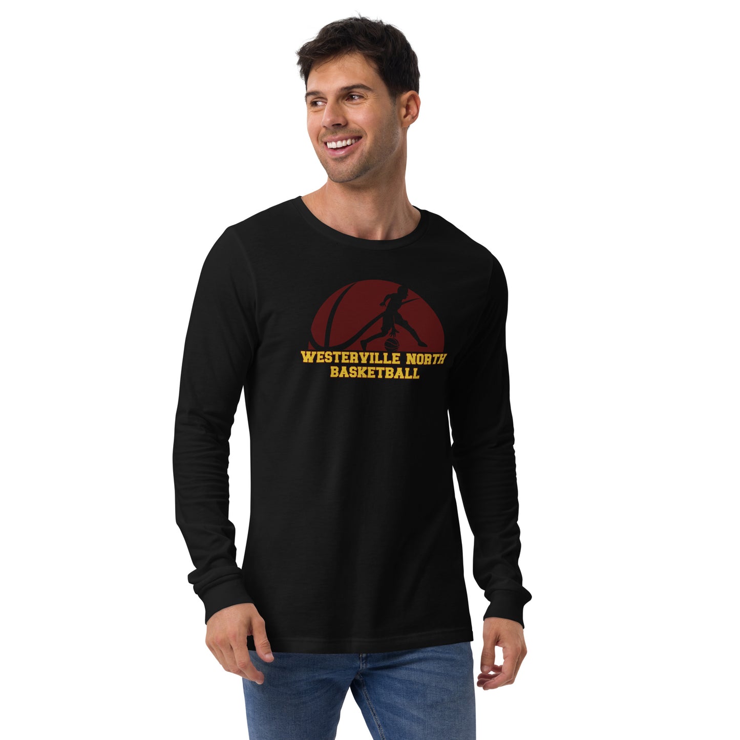 Westerville North BBALL Unisex Long Sleeve Tee