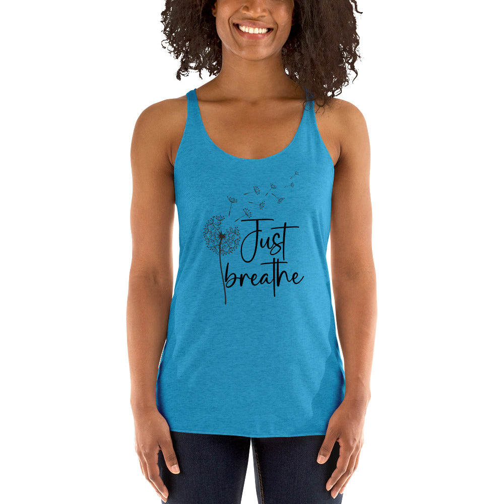 Just Breathe Racerback Tank