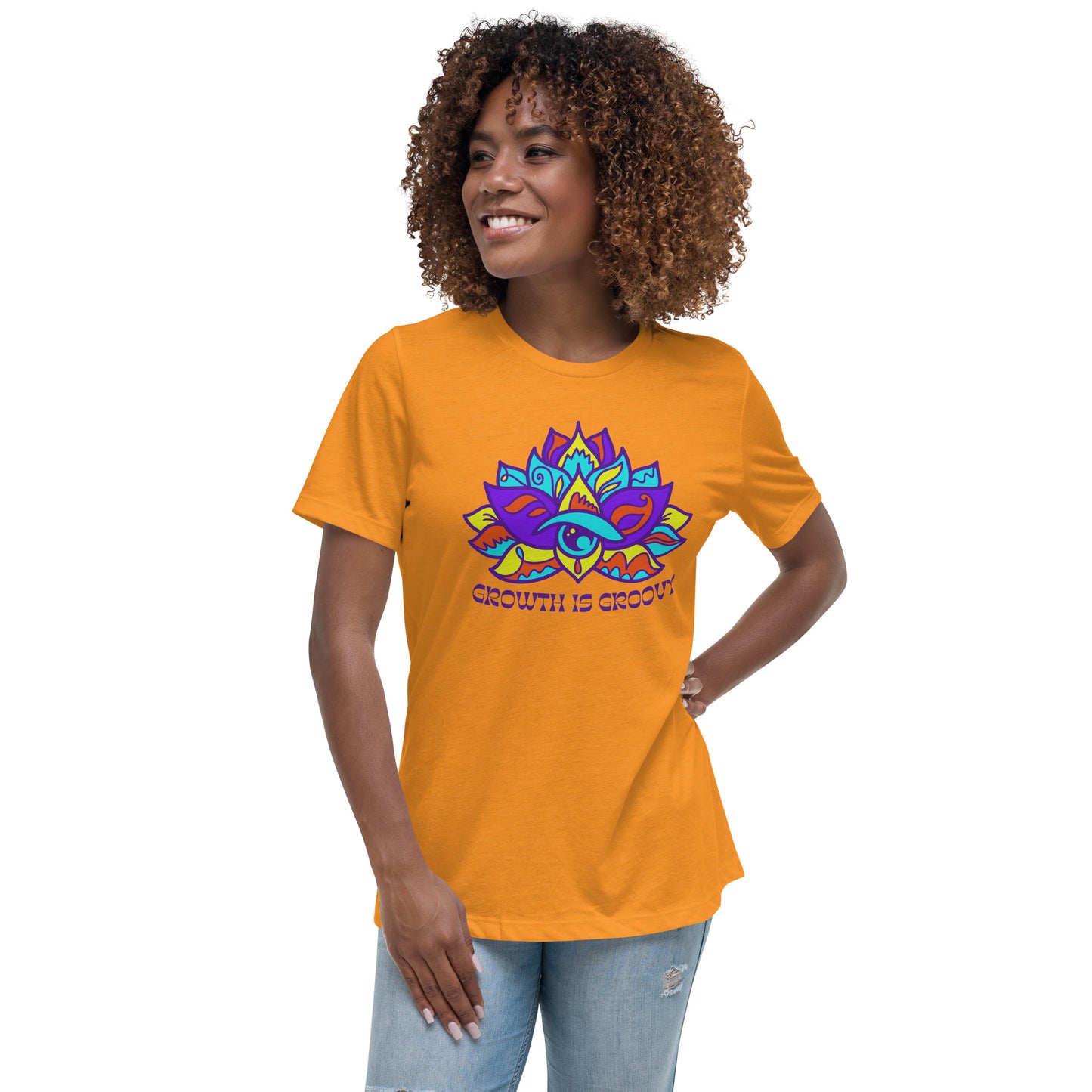 Growth Is Groovy Women's Relaxed T-Shirt