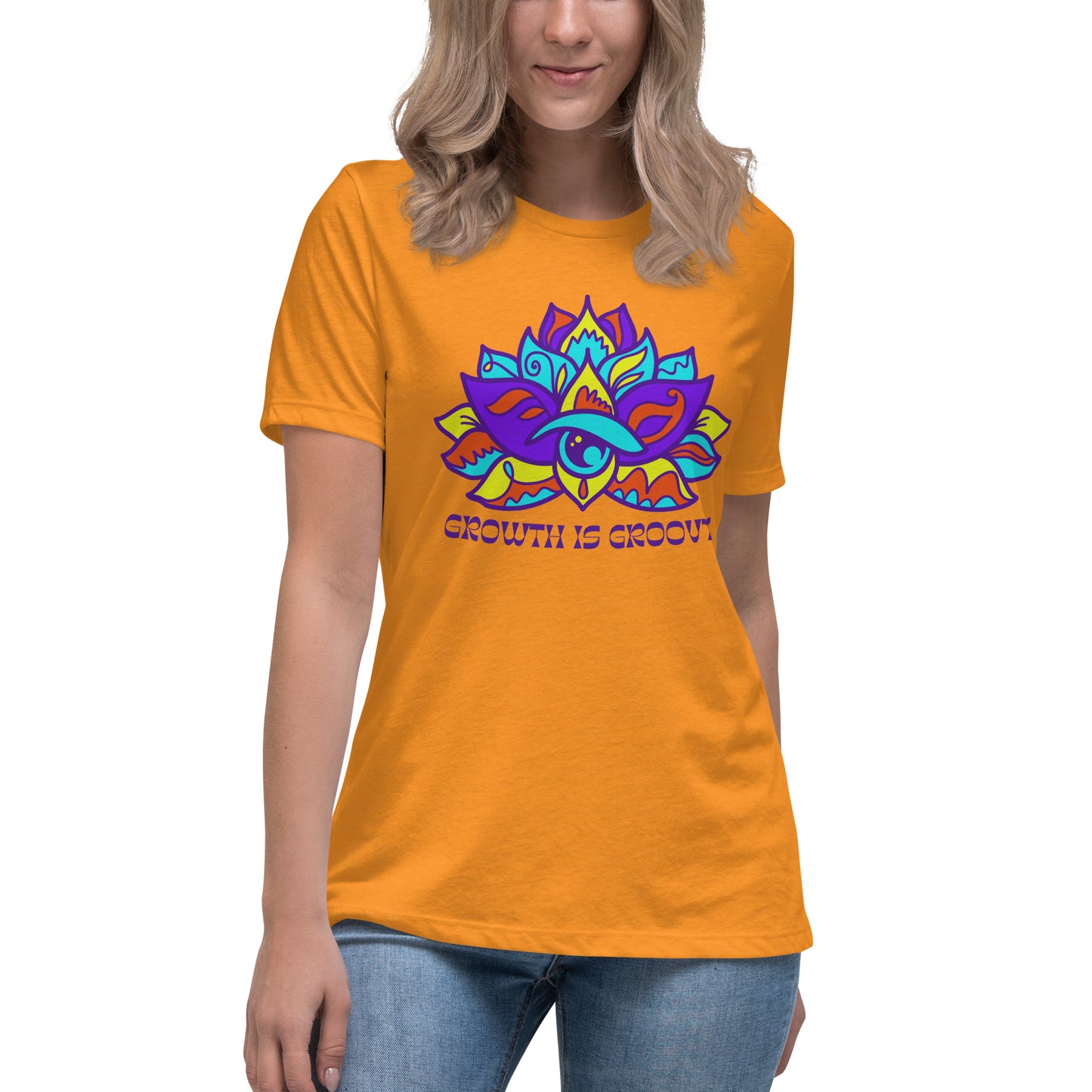 Growth Is Groovy Women's Relaxed T-Shirt