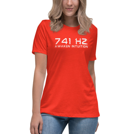 741 Hz Awaken Intuition Women's Relaxed T-Shirt