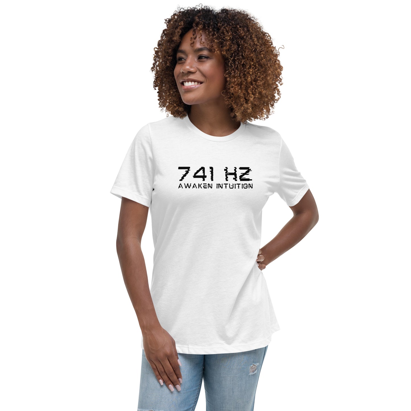 741 Hz Awaken Intuition Women's Relaxed T-Shirt